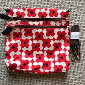 Orla Kiely Crossbody with red flowers